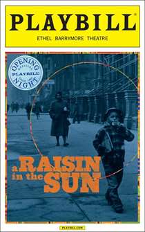 Raisin in the Sun Limited Edition Official Opening Night Playbill 